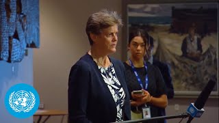 UK on Black Sea Grain Initiative and Russia  Security Council Media Stakeout  United Nations [upl. by Africa]