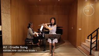 ABRSM GRADE 1 20182021 Flute Exam Pieces A2  Cradle Song [upl. by Gytle]