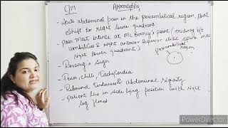 appendicitis causes clinical manifestations diagnosis management explanation in hindi [upl. by Ripleigh]