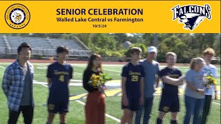 2024 WLC Boys Soccer  Highlights  105 vs Farmington  Senior Celebration [upl. by Yelruc880]