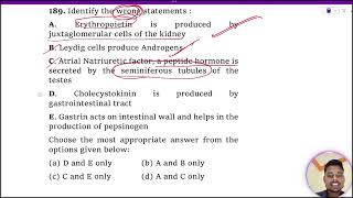 Identify the wrong statements  A Erythropoietin is produced by juxtaglomerular cells of the [upl. by Anya]