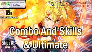 Fighting Game Master OiKatzo  Skills and Ultimate The Eminence in Shadow X ShangriLa Frontier [upl. by Gordy]