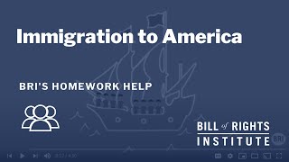 Immigration to America  BRIs Homework Help Series [upl. by Enrika]