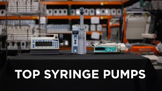 Top Syringe Pumps  Hospital Syringe Pump Overview [upl. by Nospmis]