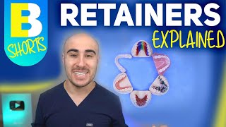 Braces Retainers Explained shorts [upl. by Ewan]