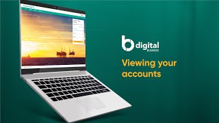 Baiduri bDigital Business video tutorial  Viewing your accounts [upl. by Klement]