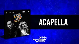 Tiësto amp KAROL G  Dont Be Shy Acapella Studio [upl. by Norby174]