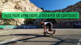 Tuto Surfskate pour Apprendre les Dérapages [upl. by Scarrow]