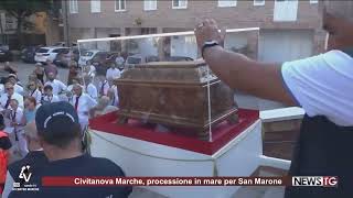 Civitanova Marche processione in mare per San Marone [upl. by Drolet934]