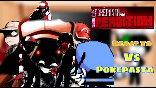 Pokepasta Perdition  Fnf React To Strangled Red Glitchy Red Ghost Pokemon [upl. by Necyla]