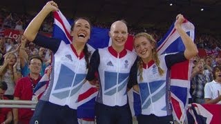 Cycling Track Womens Team Pursuit Finals Full Replay  London 2012 Olympic Games [upl. by Nairde]