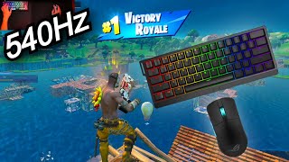 Wooting 60HE ASMR🤩 Ranked OG Fortnite Satisfying Keyboard 540Hz Smooth 4K [upl. by Cathlene940]