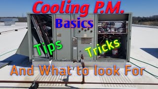 HVAC cooling season rooftop unit pm tips tricks and what to look for [upl. by Ahsinroc623]