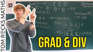 Oxford Calculus Gradient Grad and Divergence Div Explained [upl. by Carrol]