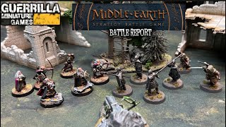 Middle Earth SBG Battle Report  BATTLE COMPANIES  Moria Expedition vs Osgilliath [upl. by Zullo496]