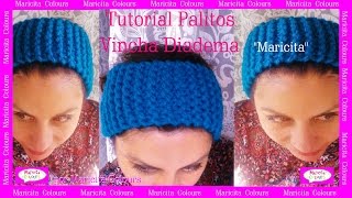 Vincha  9 Diadema a dos Agujas quotMaricitaquot Tutorial por Maricita Colours [upl. by Orofselet]