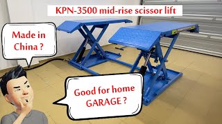 Best Car Scissor lift for home garage unboxing and installation modification and tweaks [upl. by Ytisahc149]