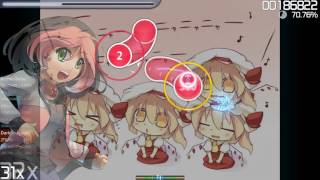 osu Nanahira  Frightfullyinsane Flanchans frightful song insane [upl. by Hedve932]