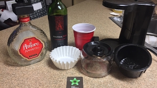 DIY Wine Aerator amp Filter Hotel Hacks [upl. by Guendolen418]