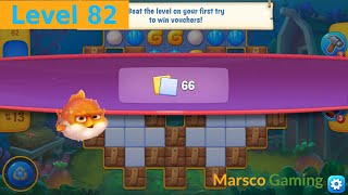 Fishdom – Level 82 Hard  Match3 Puzzle [upl. by Alracal]