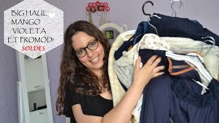 HAUL MANGO VIOLETA ET PROMOD  SOLDES spécial grande taille [upl. by Nivri647]