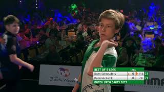 Dutch Open Darts 2022  Boys under 14 Final [upl. by Lazaruk]