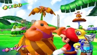 Super Mario Sunshine 100 Walkthrough  Part 13  Pianta Village Secret Shines [upl. by Georgeta]