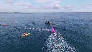 Swim Highlights  2017 Noosa Triathlon [upl. by Nywles]