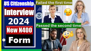 US Citizenship Interview and Test 2024 Special Case  Applicant attended her interview 2 times [upl. by Lyrred]