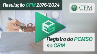 Resolução do CFM determina Médico do Trabalho é obrigado a registrar PCMSO no CRM [upl. by Arual603]