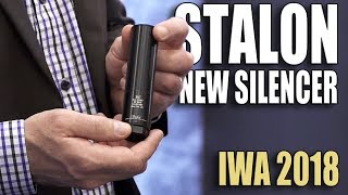 New Stalon RC silencer for hunting and shooting IWA 2018 [upl. by Dnalevelc]