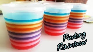 PUDING RAINBOWPUDING PELANGIAGARAGAR PELANGI  PUDING [upl. by Tice]