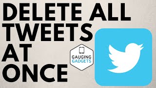 How to Delete All Tweets at Once on Twitter  Delete All Twitter Tweets [upl. by Christis315]