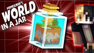 I survived in jar only world in minecraft [upl. by Palecek]