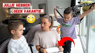 JULLIE MOETEN NAAR SCHOOL DEZE ZOMERVAKANTIE PRANK 😬  589 [upl. by Suryt]