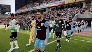 Burnley vs Liverpool  eFootball PES Gameplay [upl. by Adalard]