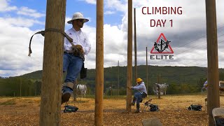 ELITE Lineman  Learning to Climb Day One [upl. by Lester509]