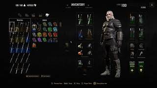 Witcher 3 Netflix Armor Aard  Entanglement Build [upl. by Anuahsal]