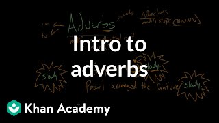 Intro to adverbs  The parts of speech  Grammar  Khan Academy [upl. by Garlaand]