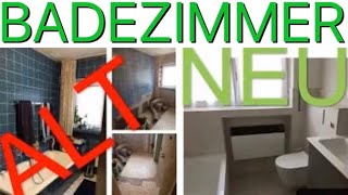 BADEZIMMER renovieren zum Traumbad  Modern Altersgerecht [upl. by Bertero]