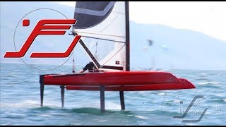 iFLY15 hydrofoil catamaran  first year summery best of   sailing foiling [upl. by Themis]