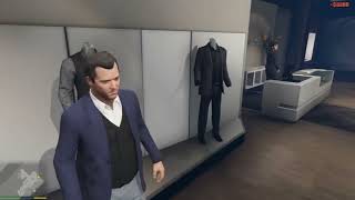 GTA v5 change into your tuxedo in Ponsonbys to attend the meltdown premiere get in the limousine [upl. by Libbey]