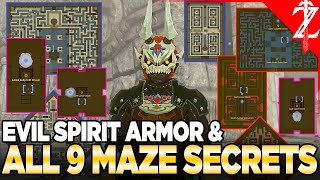 Beat all 9 Labyrinths for the Evil Spirit Armor Set in Tears of the Kingdom  Locations amp Set Bonus [upl. by Jonell512]