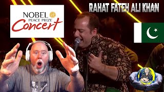 Pharaoh Reacts World Tour  Pakistan  Ustad Rahat Fateh Ali Khan quotRaagquot 2014 Nobel Peace Concert [upl. by Bellda]