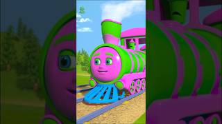 Wheels on the Train shorts nurseryrhymes babysongs littletreehouse youtubekids traincartoon [upl. by Almita]