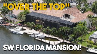 Jaw Dropping 5995000 Gulf Access 10000 SqFt Mansion  SW Florida Cape Coral Real Estate [upl. by Adoree495]