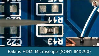 Eakins HDMI Microscope Review SONY IMX290 sensor [upl. by Wellington]