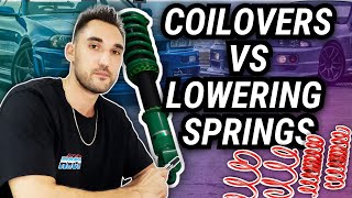 Coilovers VS Lowering Springs Which Is Better [upl. by Zingale]