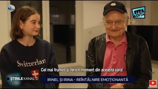 Stirile Kanal D  Irinel si Irina  reintalnire emotionanta  Editie de seara [upl. by Jacquet]