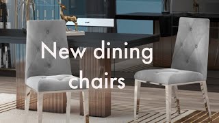 House to homeunbox my dining room chairs from Wayfair amp very small haulmi Silas nueva de Wayfair [upl. by Maison]